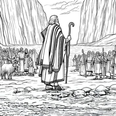 Moses's Coloring Page