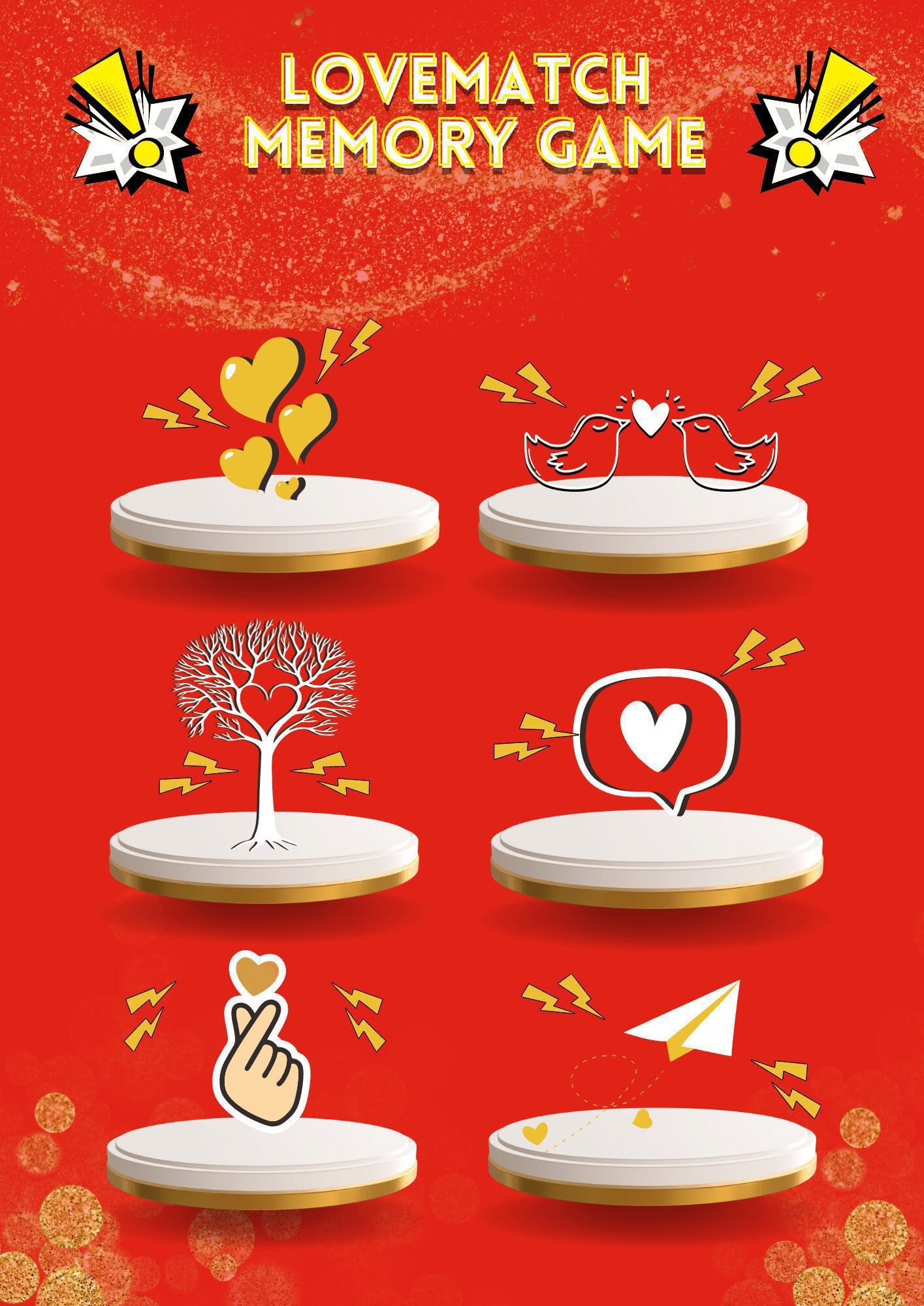 LoveMatch Memory game Image