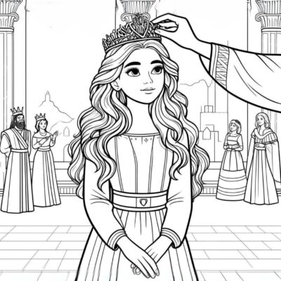 Esther's Coloring Page