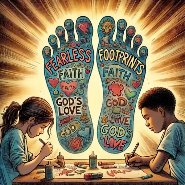 Psalms 23:4 - Courage Hero Mission for Kids | Faith Force