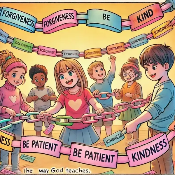 1 Corinthians 13:5 - Kindness Hero Mission for Kids | Faith Force