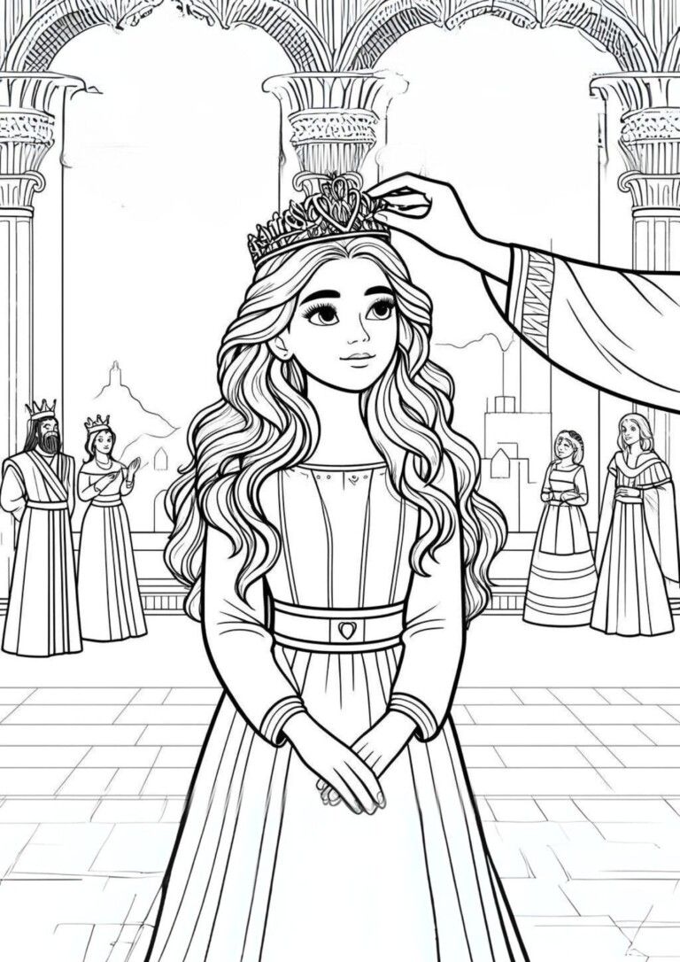 Esther's Coloring Page