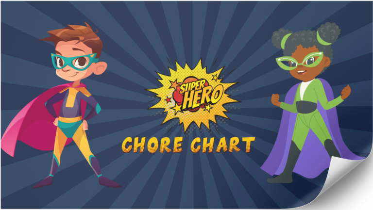 Superhero Chore Chart