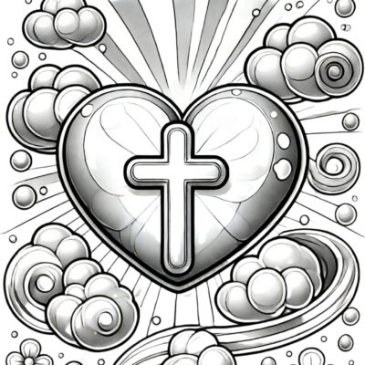 1 John 4:16 Coloring Page