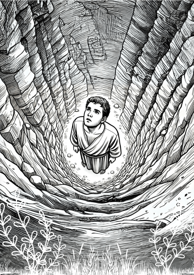 Joseph - Meet The Heroes Coloring Page