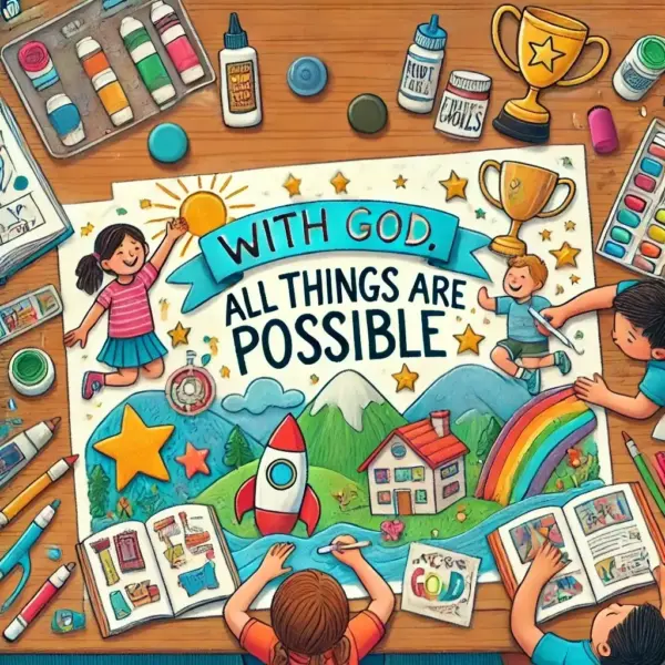 Matthew 19:26 - Faith Hero Mission for Kids | Faith Force