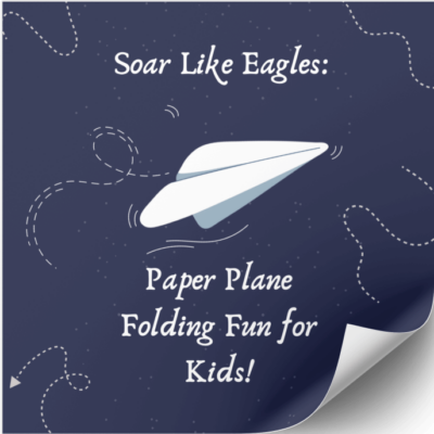 Soar Like Eagles Paper Plane Fun Image