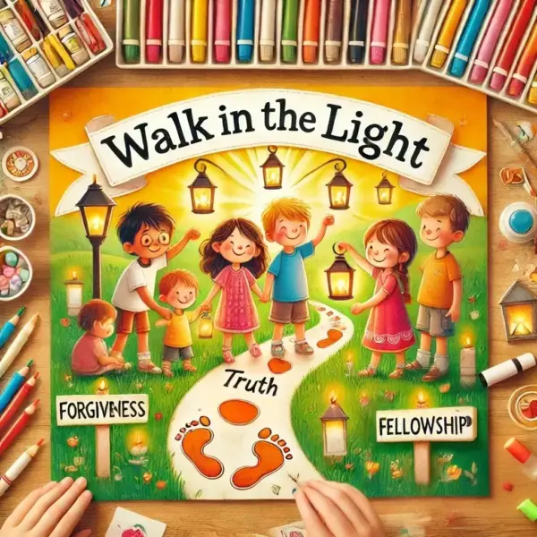 1 John 1:7-9 - Holiness Hero Mission for Kids | Faith Force