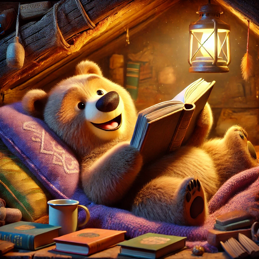 A Bear Blog Reading Image