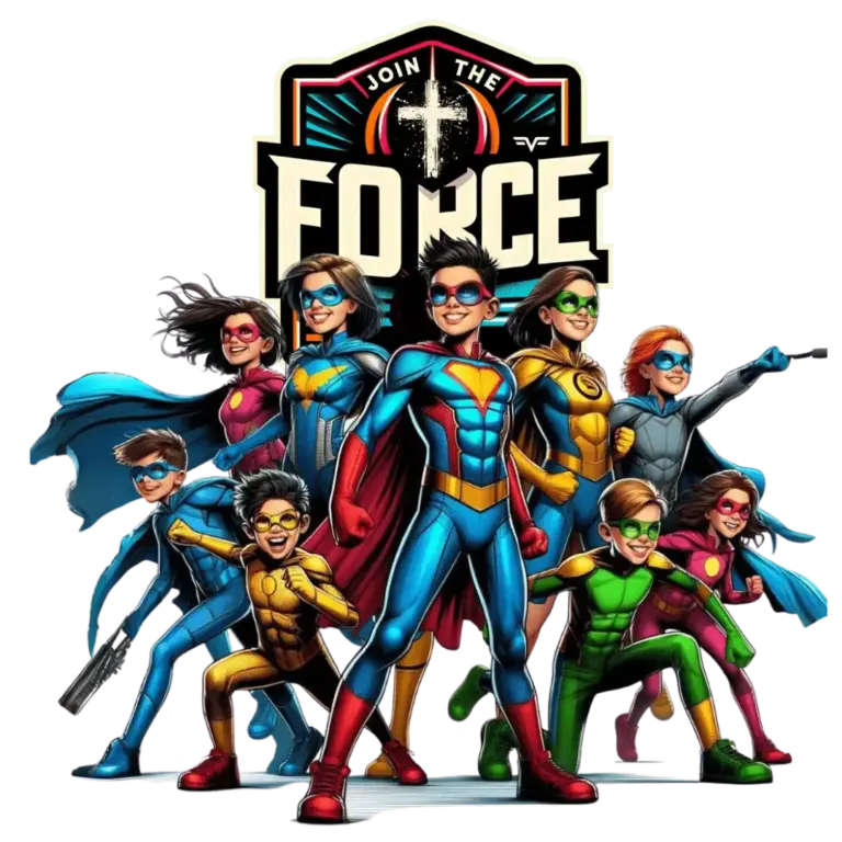 Superhero Kids with FF Emblem Image