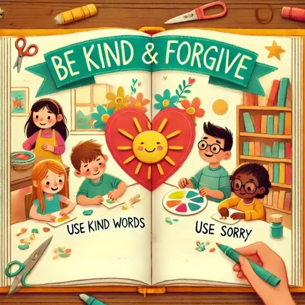 Ephesians 4:31-32 - Kindness Hero Mission for Kids | Faith Force