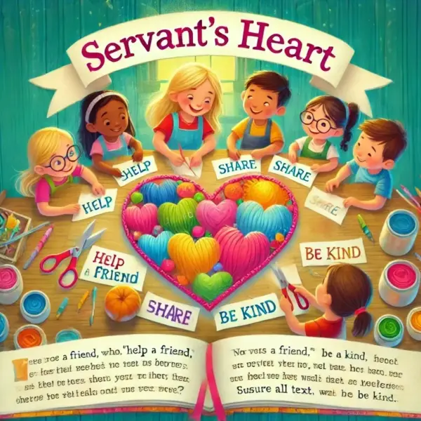 Mark 10:45 - service Hero Mission for Kids | Faith Force