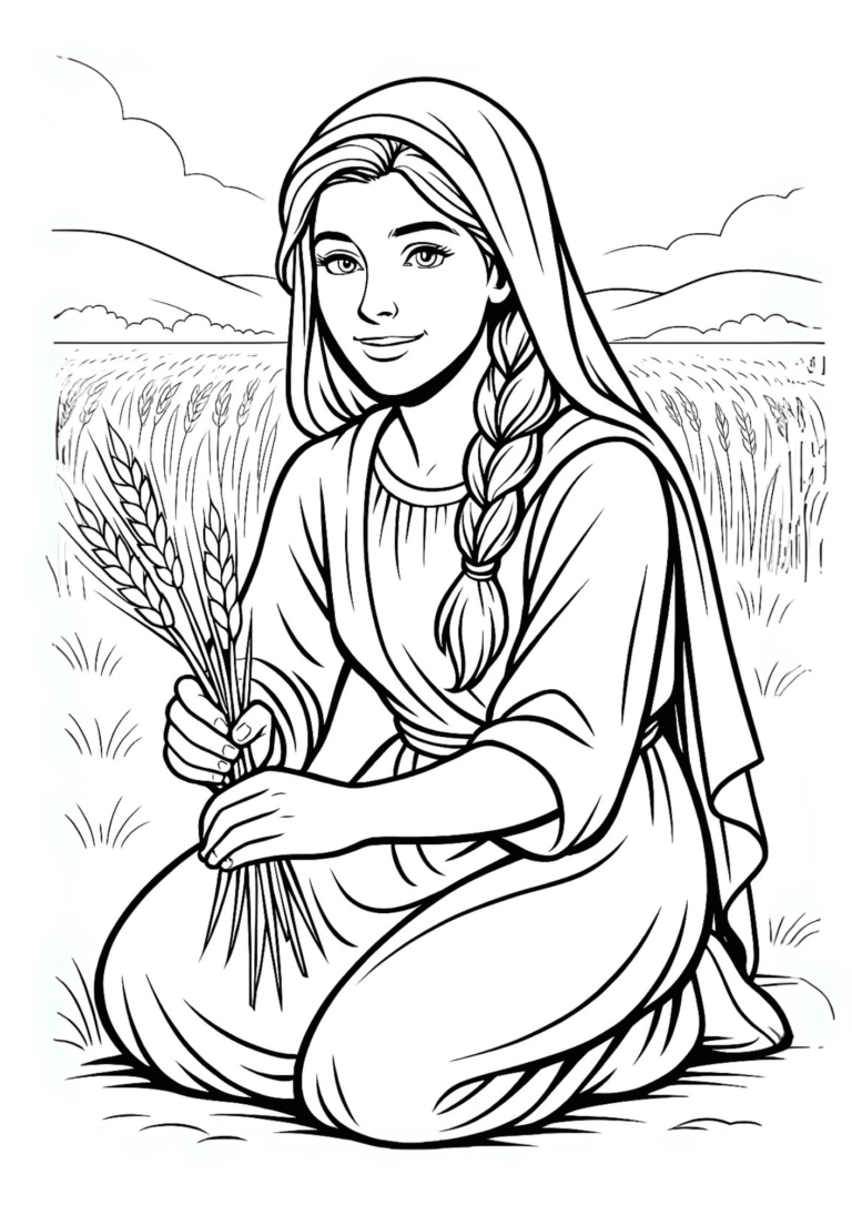 Ruth's Coloring Page