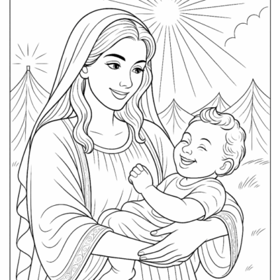 Sarah Coloring Page Image (Medium)