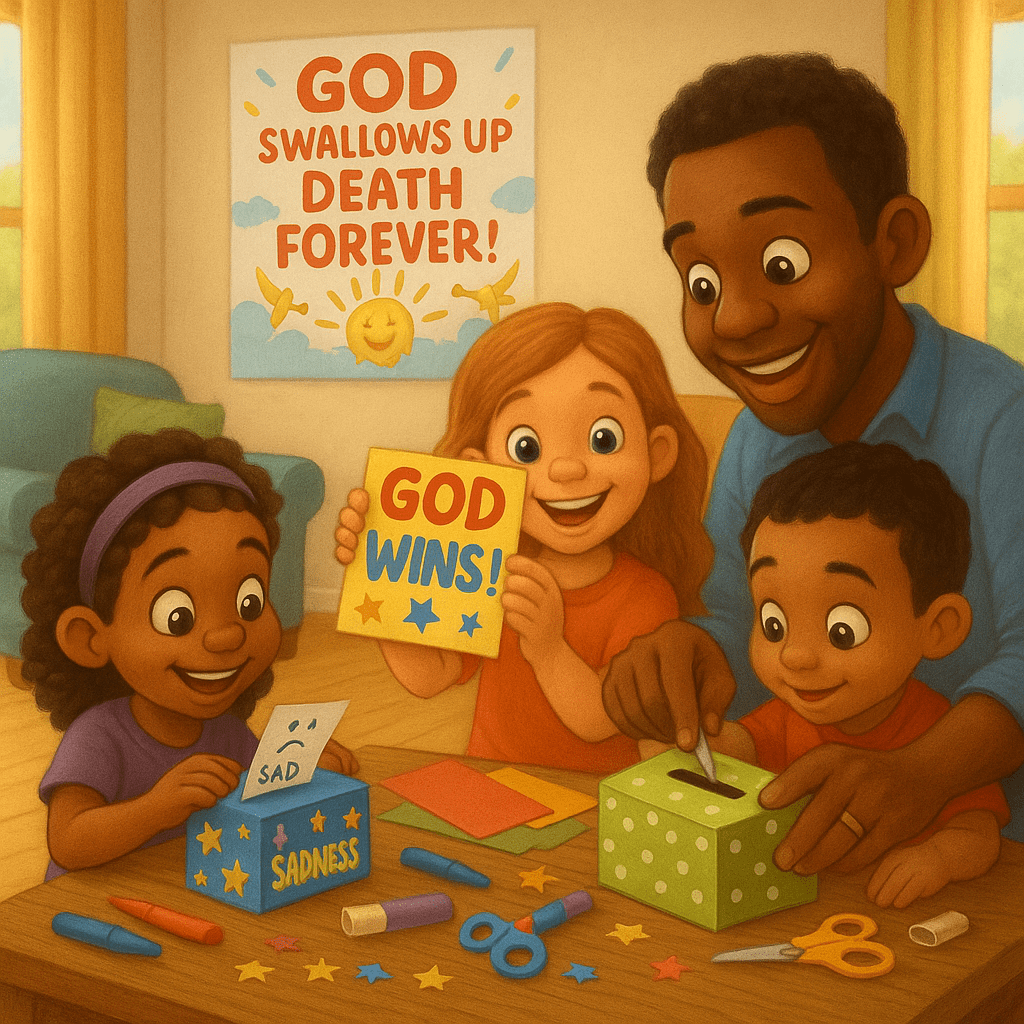 Isaiah 25-8-9 Image