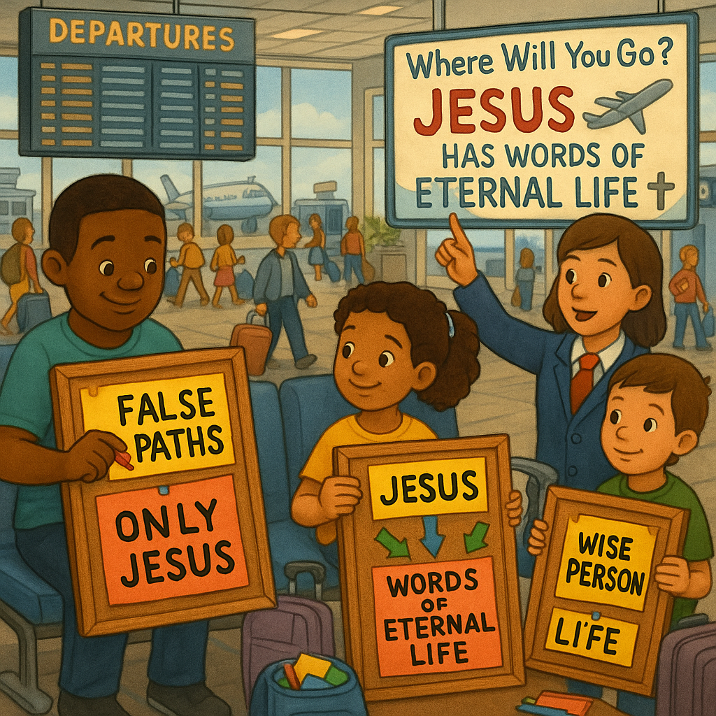 John 6:68 1 John 6-68 Image