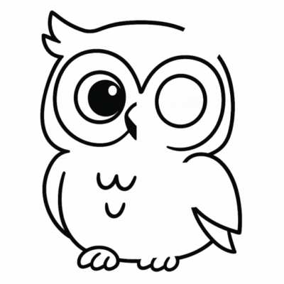 What Owls Teach Us Coloring Activity - Easy (Medium)