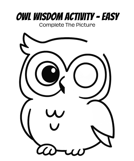 What Owls Teach Us - Coloring Activity