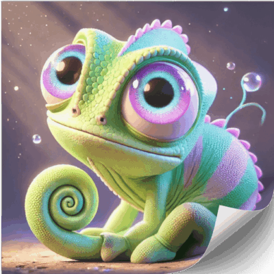 Chameleon Math Maze Adventure