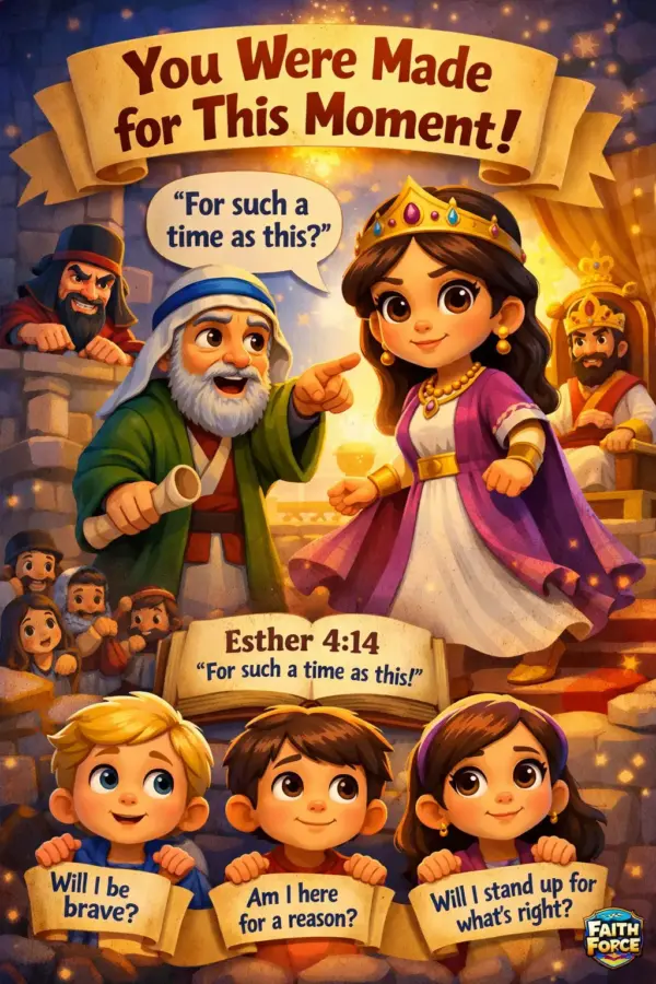 Esther 4:14 - Courage Hero Mission for Kids | Faith Force