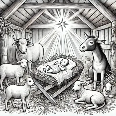Mary's Coloring Page