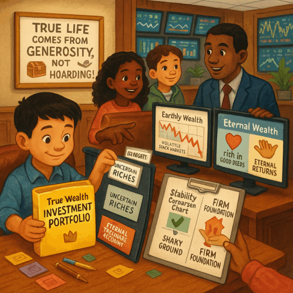 Divine Dispatches 5 1 Timothy 6-17-19 Image