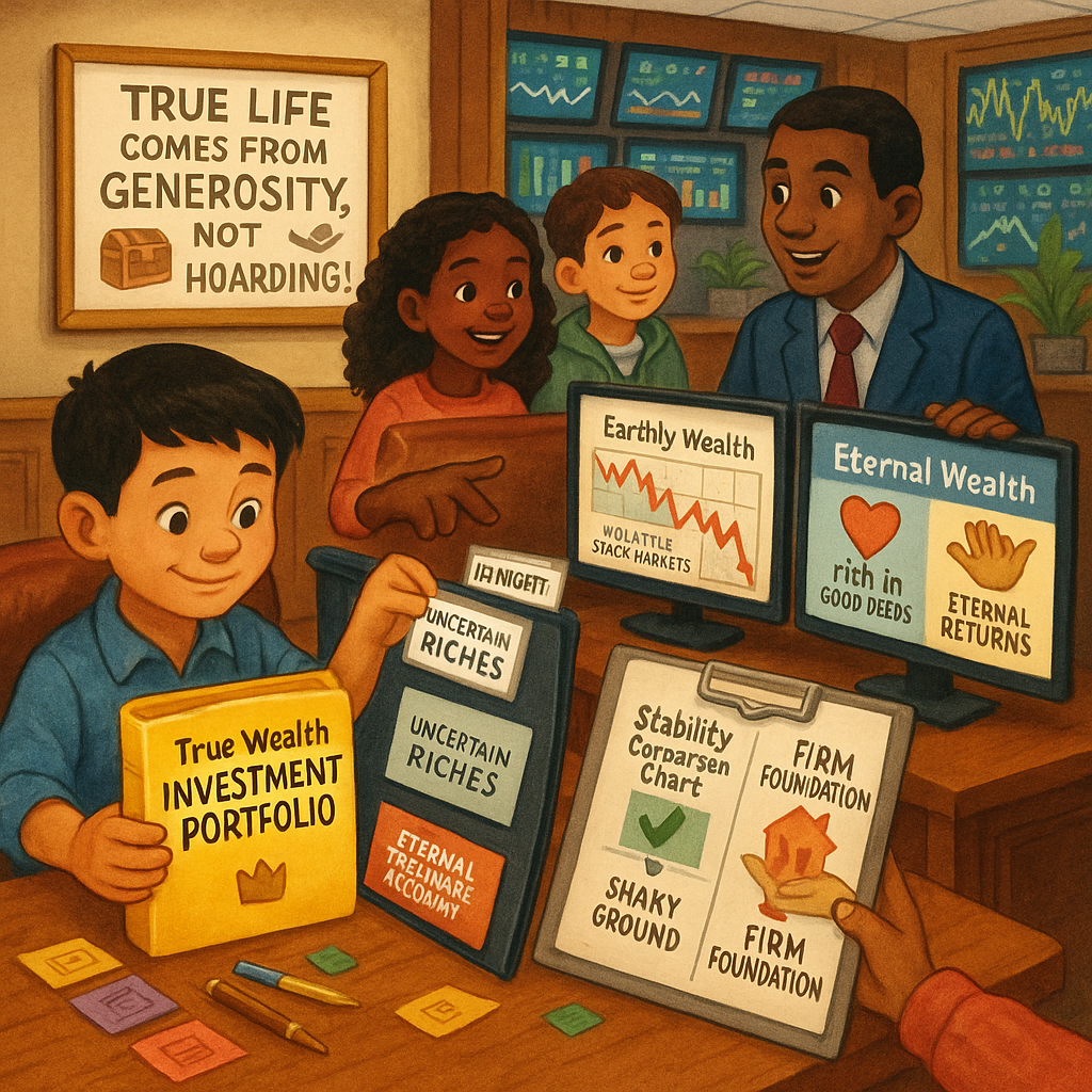 1 Timothy 6:17-19 5 1 Timothy 6-17-19 Image