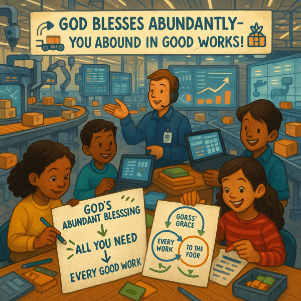 Divine Dispatches 8 2 Corinthians 9-8-9 Image