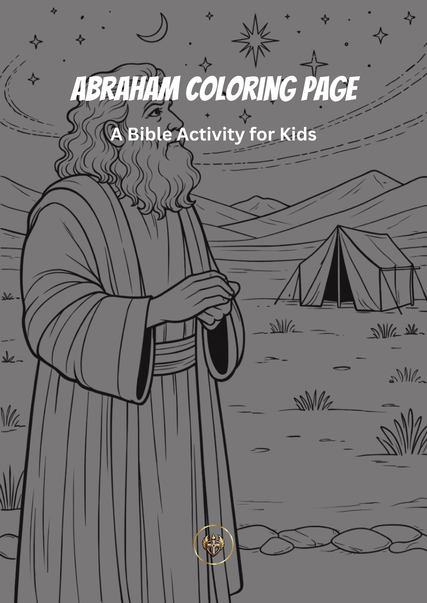Abraham Coloring Page