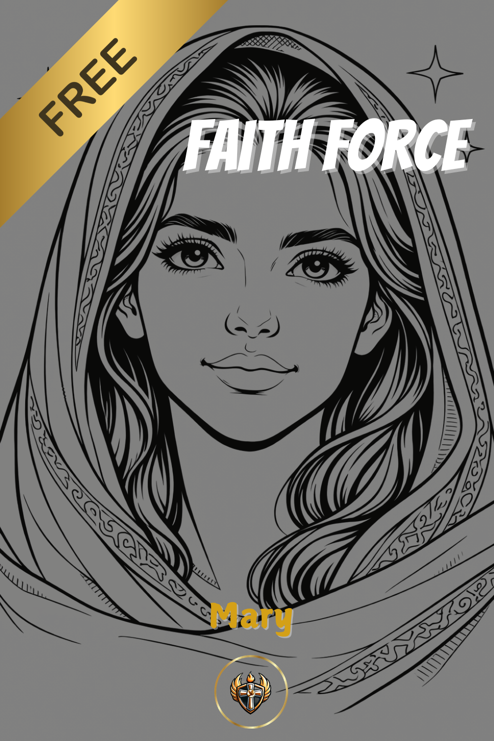 Mary's Coloring Page