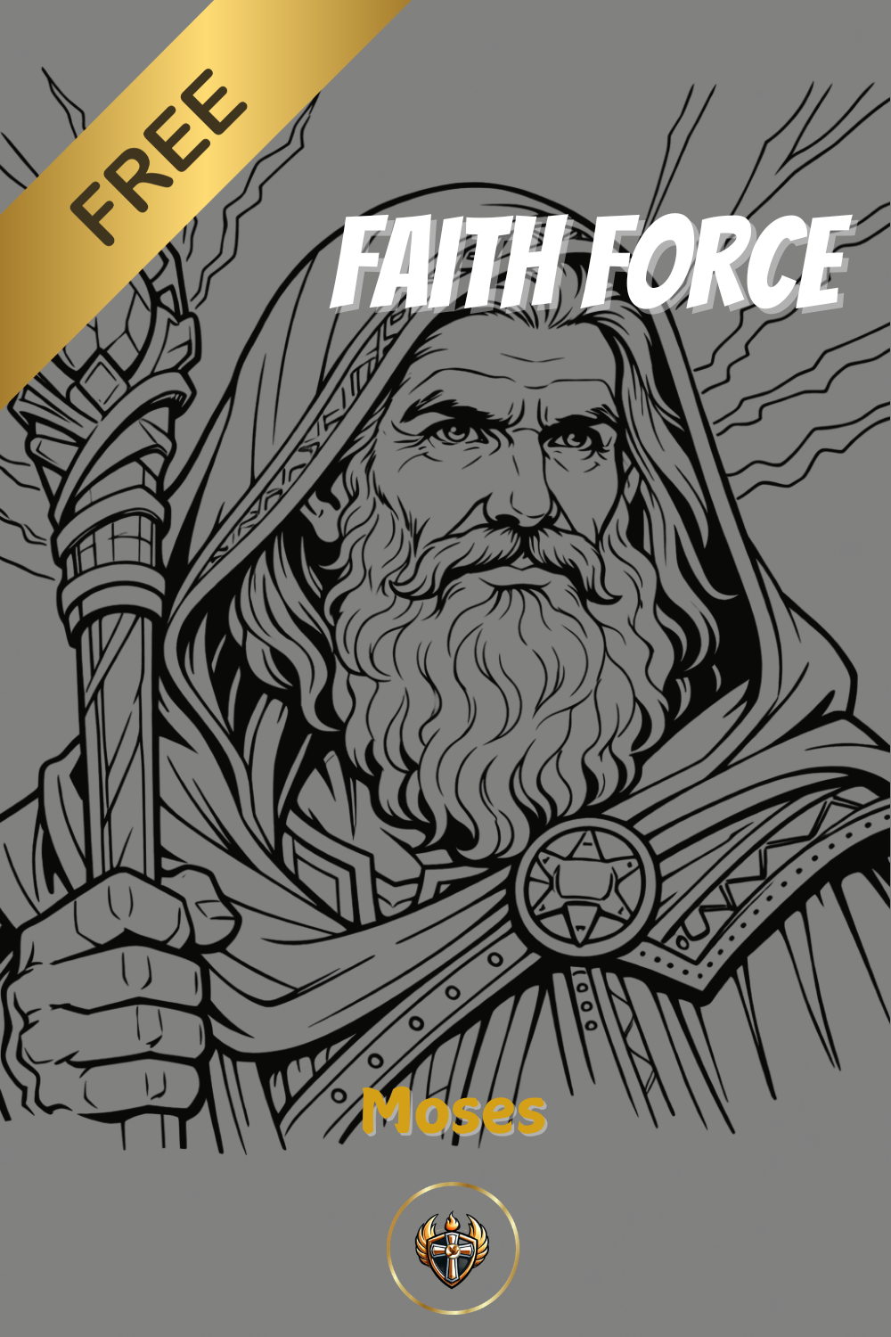Moses Coloring Page