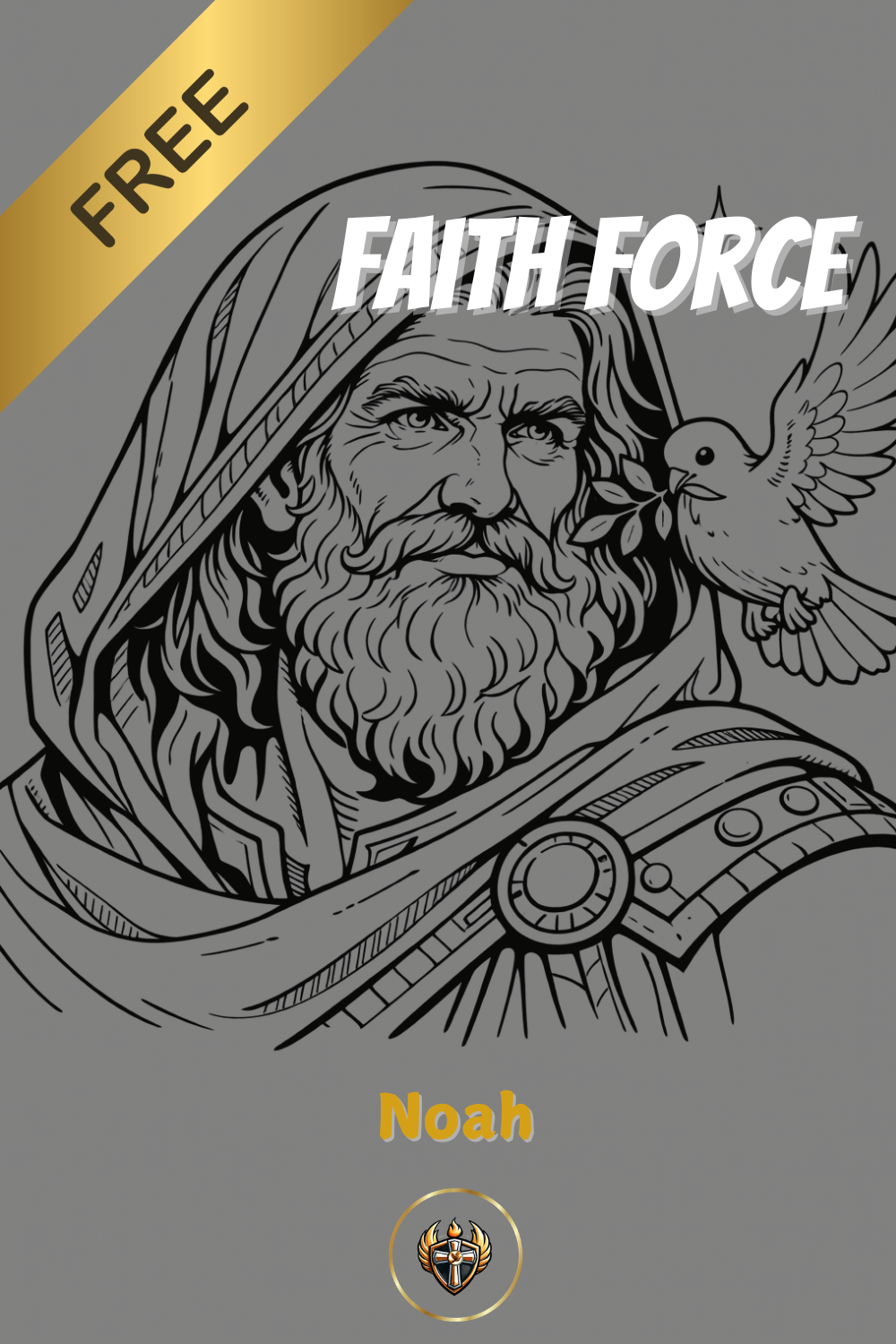 Noah's Coloring Page