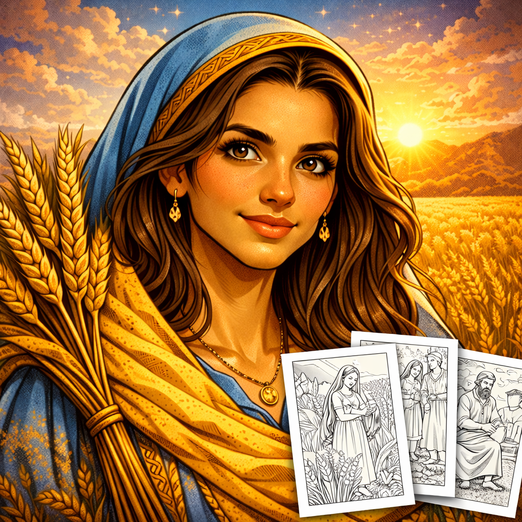 Ruth's Coloring Adventure - Kindness Storybook