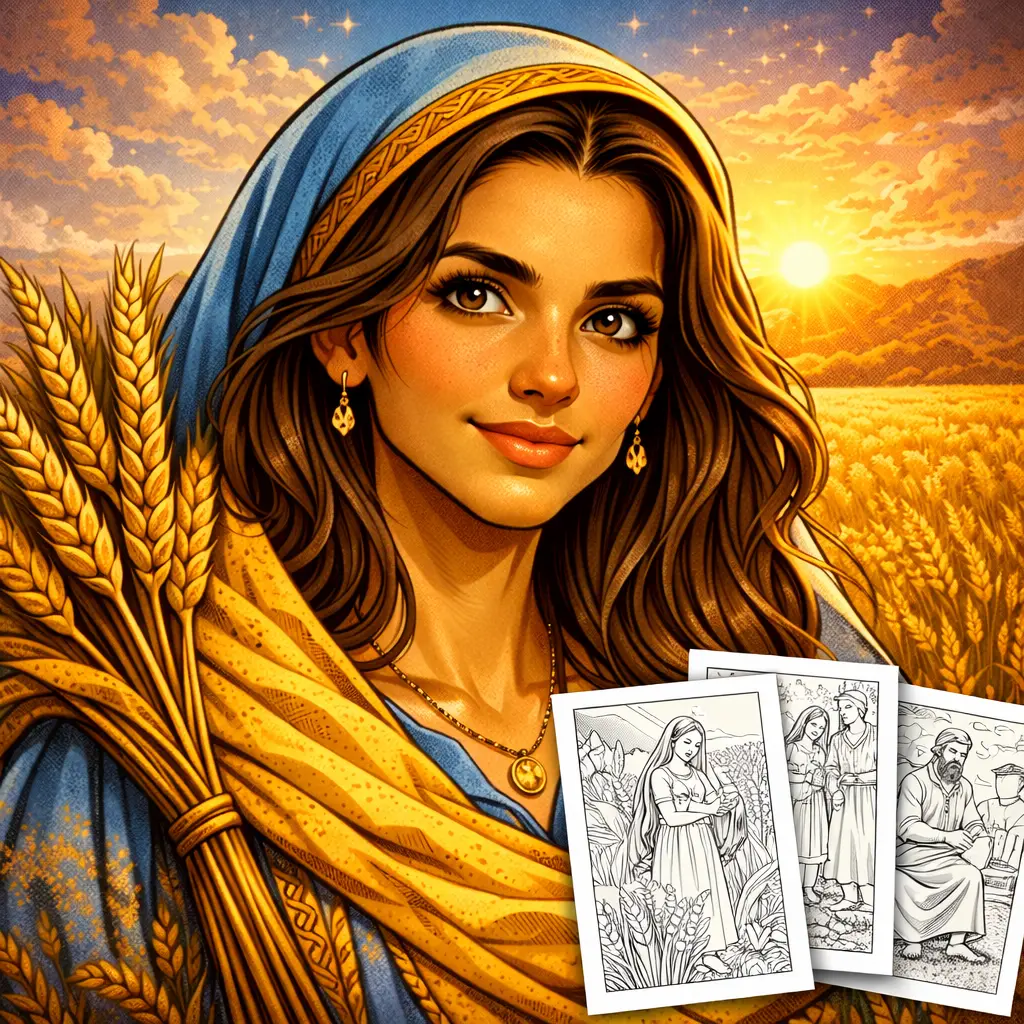 Ruth's Coloring Adventure - Kindness Storybook