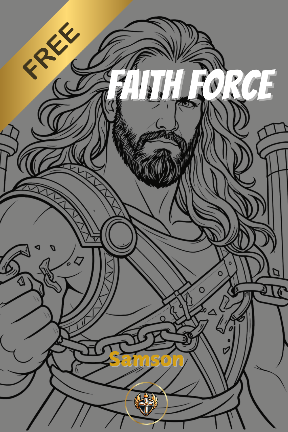 Samson's Coloring Page