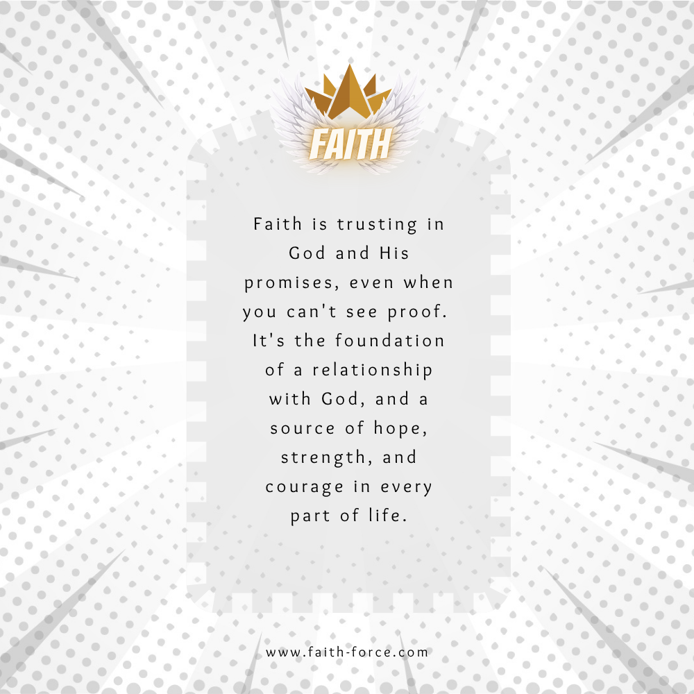 Faith Force Trading Cards Faith Virtue