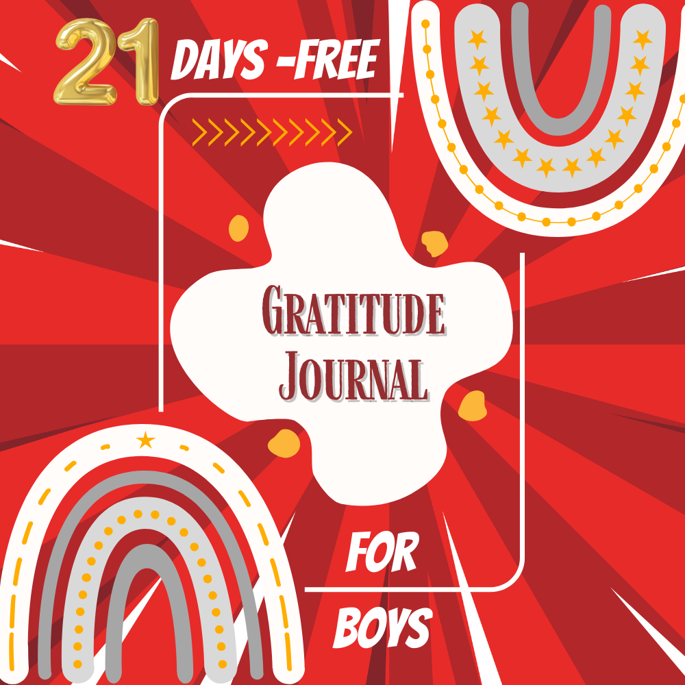 21 Day Gratitude Journal for Boys