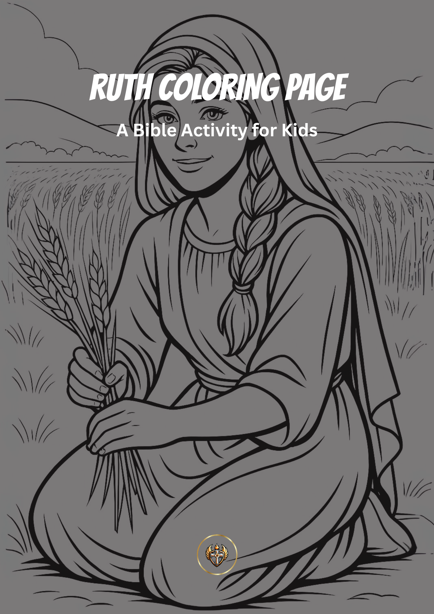 Ruth Free Coloring Page